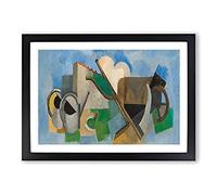 The Watering Can by Roger De La Fresnaye Framed Print | A2 Black Framed Wall Art | Ready to Hang | Modern Nature Picture | Living Room Bedroom Lounge Office