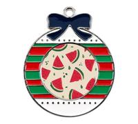 The Watermelon for Pattern Christmas Tree Ornaments Decor Circular