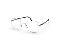 The Wave Optical Frame, female, Silhouette, Glasses, Yellow, 54 MM, Accessories 54 MM