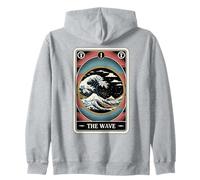 The Wave Tarot Card The Great Wave Off Kanagawa Zip Hoodie