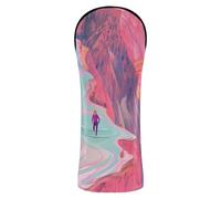 The Way of Life Golf Club Cover Set Headcover with Interchangeable No. Tags for Driver, Woods and Hybrid 1 Piecing