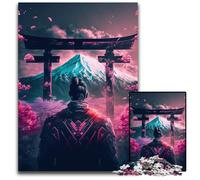 The Way of The Samurai Jigsaw Puzzles for Adults 1000 Piece cardboard Puzzles Challenging Brain Teaser for Teenagers, Family Fun Interactive Game 26X38CM/10.23x14.96inch