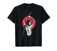 THE WAY OF THE SWORD. Female Samurai Warrior. T-Shirt