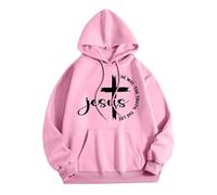 The Way The Truth The Life Christian Hoodies for Women Sweatshirts Religious Saying Inspirational Long Sleeve Pullover 2024 New