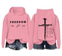 The Way The Truth The Life Hoodie Christian Jesus Faith Cross Freedom Shirt Unisex Pink