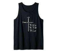 The Way The Truth The Life Sacrifice Inspirational Message Tank Top