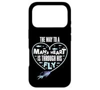 The Way To A Man's Heart Is Through His Fly Fisher Fishing Case for iPhone 17 Pro