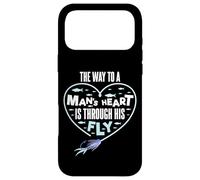 The Way To A Man's Heart Is Through His Fly Fisher Fishing Case for iPhone 17 Pro Max