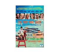 The Way Way Back Movie Poster Canvas Poster Wall Art Decor Print Picture Paintings for Living Room Bedroom Decoration 12x18inch(30x45cm)