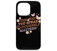 The Way You Speak Yourself Matters Retro Graphic Case for iPhone 13 Pro