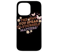 The Way You Speak Yourself Matters Retro Graphic Case for iPhone 14 Pro Max