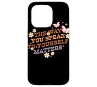 The Way You Speak Yourself Matters Retro Graphic Case for iPhone 15 Pro