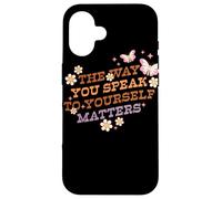 The Way You Speak Yourself Matters Retro Graphic Case for iPhone 16