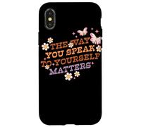 The Way You Speak Yourself Matters Retro Graphic Case for iPhone X/XS