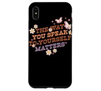 The Way You Speak Yourself Matters Retro Graphic Case for iPhone XS Max