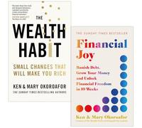 The Wealth Habit & Financial Joy By Ken Okoroafor, Mary Okoroafor 2 Books Collection Set