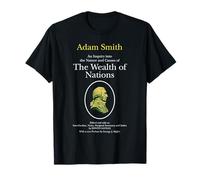 The Wealth of Nations Adam Smith Vintage Book Cover T-Shirt