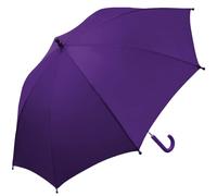 The Weather Station Children's Rain Umbrella, Manual Folding Mini Umbrella, Windproof, Lightweight, and Packable for Travel, 32 Inch Arc, Purple, 32 Inch Arc, Compact
