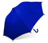 The Weather Station Children's Rain Umbrella, Manual Metal Folding Mini Umbrella, Windproof, Lightweight, and Packable for Travel, Full 30 Inch Arc, Blue, Blue, 30 Inch Arc