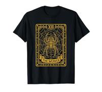The Weaver Tarot Card Occult Spider Witchy Goth T-Shirt