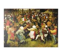 The Wedding Dance In The Open Air, 1566, By Pieter Bruegel The Elder - Premium 500 pieces Puzzle - MyPuzzle special collection from Æpyornis