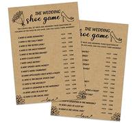 The Wedding Shoe Game, 30 Bridal Shower Shoe Game Cards, Bride and Groom Party Fun Activities, Rustic Minimal Bridal Shower Game, Engagement Party Cards For Wedding, Bridal Shower Decorations