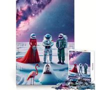 The Wedding Surreal Art Jigsaw Puzzle for Adults 1000 Pieces Think Smart Toy Home Enjoy Accurate Cut Wall Art Decor (38x52cm)