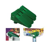 The Wedge Downspout Gutter Guard - Eliminates Downspout Pipe Clogs from Leaves and Debris - 4-Pack (Green)