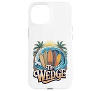 The Wedge Newport at the Beach Shore Break Surf Scene Case for iPhone 15
