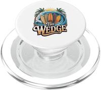 The Wedge Newport at the Beach Shore Break Surf Scene PopSockets PopGrip for MagSafe