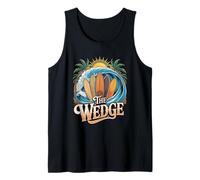 The Wedge Newport at the Beach Shore Break Surf Scene Tank Top