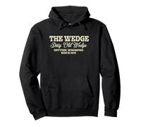 The Wedge Newport Beach Retro Surf Culture Wave Design Pullover Hoodie