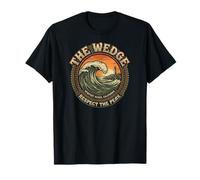 The Wedge Newport Beach Surfing Respect The Peak Wave T-Shirt