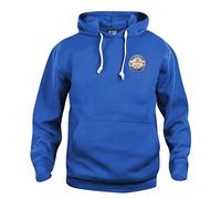 The Wednesday Football Club Retro Football Hoodie Embroidered Logo Royal