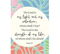 The Wee Sparrow Lord Is My Light Postcard - Pack Of 12