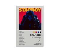 The Weekend-Starboy Music Posters Album Cover Posters Band Posters Retro Posters Bedroom Music Posters Rapper Posters Poster Wall Art Canvas Posters Room Decor Aesthetic Posters Print Decoration Poste