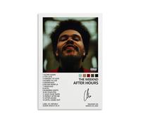 The Weeknd After Hours Poster; Room Aesthetics, Canvas Oil Painting, Album/movie Poster Hanging Picture