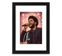 The Weeknd Art Styled Signed Poster Print - Limited Edition Autograph Fan Gift, Collectible Memorabilia Wall Art Merchandise - After Hours Til Dawn & Hurry Up Tomorrow 2026 (A3 Framed with Mount)