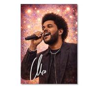 The Weeknd Art Styled Signed Poster Print - Limited Edition Autograph Fan Gift, Collectible Memorabilia Wall Art Merchandise - After Hours Til Dawn & Hurry Up Tomorrow 2026 (A4 Unframed)