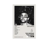 The Weeknd Beauty Behind The Madness Album Cover Posters Music Poster Canvas Wall Art Room Aesthetic Christmas Gifts Unframe 12x18inch(30x45cm)