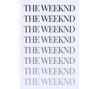 The Weeknd Notebook | 120 6X9 Lined Pages | Great for Any Fans of The Weeknd