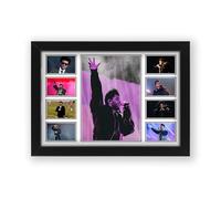 The Weeknd Signed Poster Print - Limited Edition Autograph Fan Gift - Collectible Memorabilia Merchandise (Framed A3 (30x40cm))