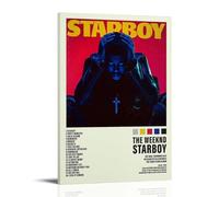 The Weeknd - Starboy Poster; Room Aesthetics, Canvas Oil Painting, Album/movie Poster Hanging Picture