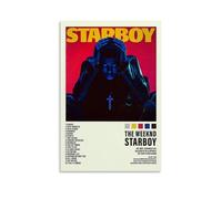 The Weeknd - Starboy Poster; Room Aesthetics, Canvas Oil Painting, Album/movie Poster Hanging Picture