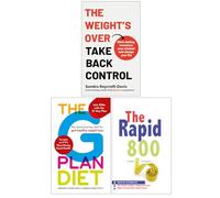 The Weight's Over Take Back Control by Sandra Roycroft-Davis, G Plan Diet by Amanda Hamilton and Hannah Ebelthite, Rapid 800 Cookbook by Iota 3 Books Collection Set