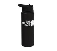 The Welder face Welding Face Stainless Steel Insulated Water Bottle