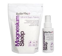 The Wellness Collection - Magnesium Sleep by BetterYou for Unisex - 2 Pc 3.38oz Body Spray, 35.2oz Bath Salt