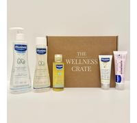 The Wellness Crate Complete Baby Routine Gift Set - Newborn Essentials - Includes Mustela Baby Skincare Products