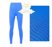 The Wellness Leggings By Wolford M Dazzling Blue Elastic Sports Pants Yoga