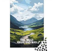The West Highland Way, Scotland 1000 Piece Jigsaw, 70x50cm/1000pcs
